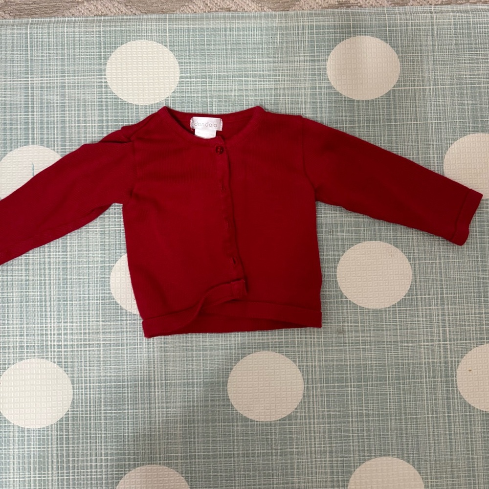Dondolo Unisex Red Cardigan